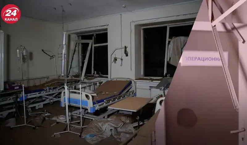 В Харькове одна из российских ракет попала в здание больницы