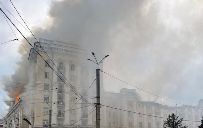 Российские оккупанты нанесли ракетный удар по Днепру